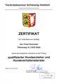 120709-Hundetrainer-Frank-Stummeier-Behoerdliche-Zertifizierung-Tieraerztekammer-Schleswig-Holstein